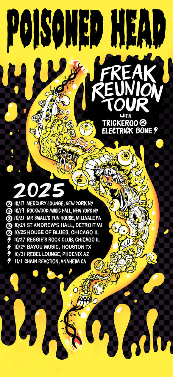 POISONED HEAD POSTER